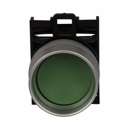 M22-dg-g green guarded momentary push button