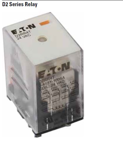 D2RF2A 120VAC DPDT Relay