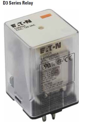 D3RF2T1 24VDC DPDT Relay